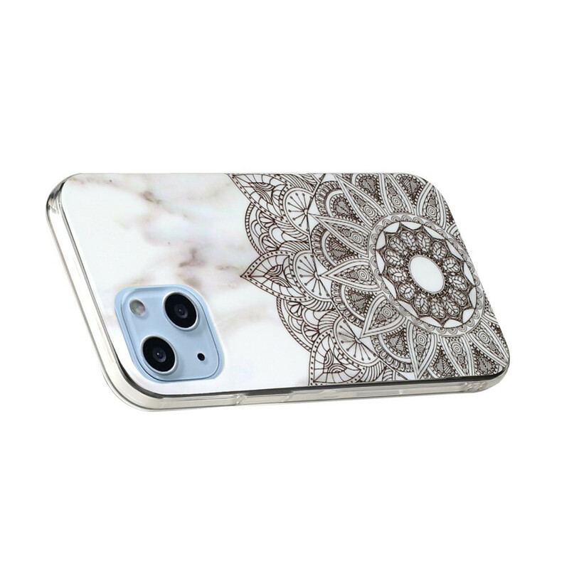 Capa De Celular Para iPhone 13 Mini Geometrias De Mármore