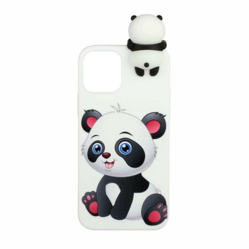 Capa De Celular Para iPhone 13 Mini Panda Bonito 3d