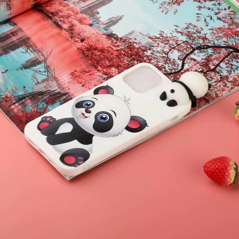 Capa De Celular Para iPhone 13 Mini Panda Bonito 3d