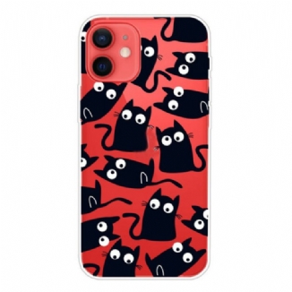 Capa De Celular Para iPhone 13 Mini Ratos Pretos