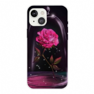 Capa De Celular Para iPhone 13 Mini Rosa Mágico