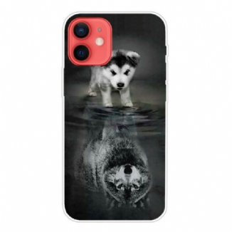 Capa De Celular Para iPhone 13 Mini Sonho De Cachorrinho