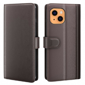 Capa De Couro Para iPhone 13 Mini Couro Legitimo