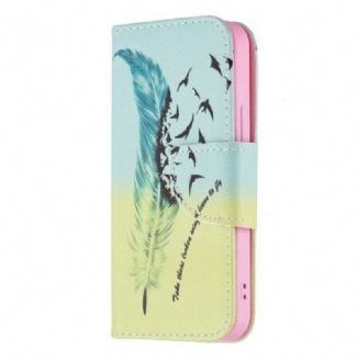 Capa Flip Para iPhone 13 Mini Aprender A Voar