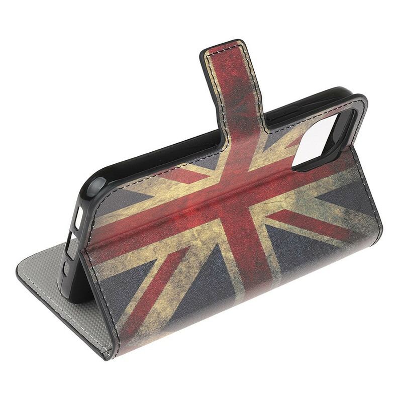 Capa Flip Para iPhone 13 Mini Bandeira Da Inglaterra