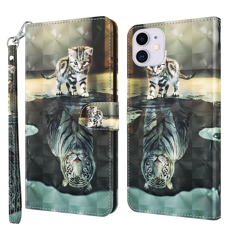 Capa Flip Para iPhone 13 Mini Ernesto O Tigre