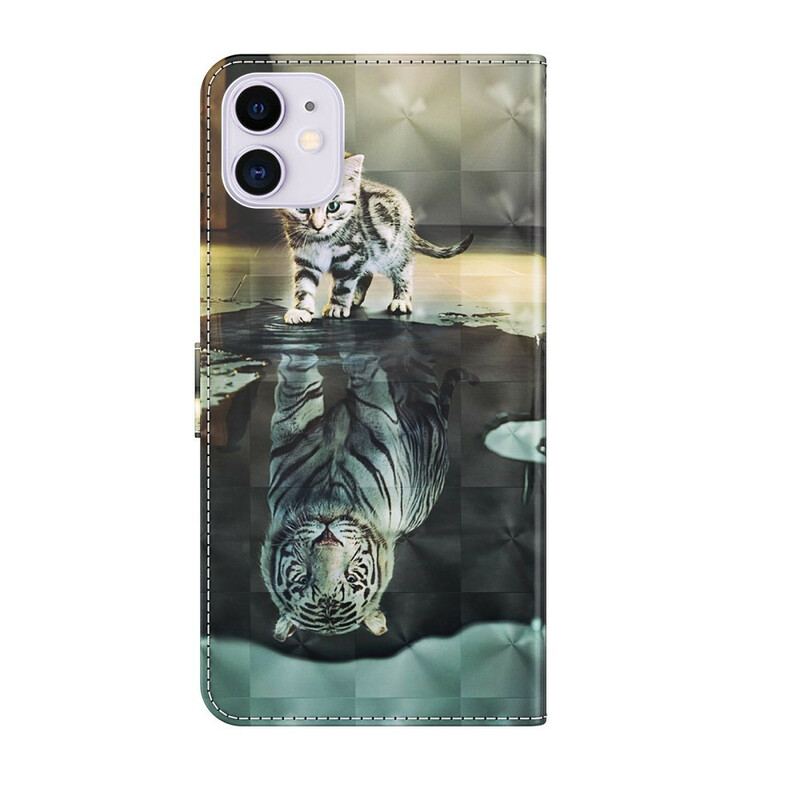 Capa Flip Para iPhone 13 Mini Ernesto O Tigre