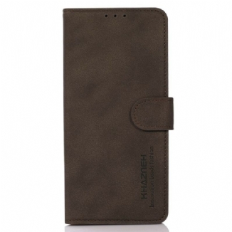 Capa Flip Para iPhone 13 Mini Khazneh Moda Efeito Couro