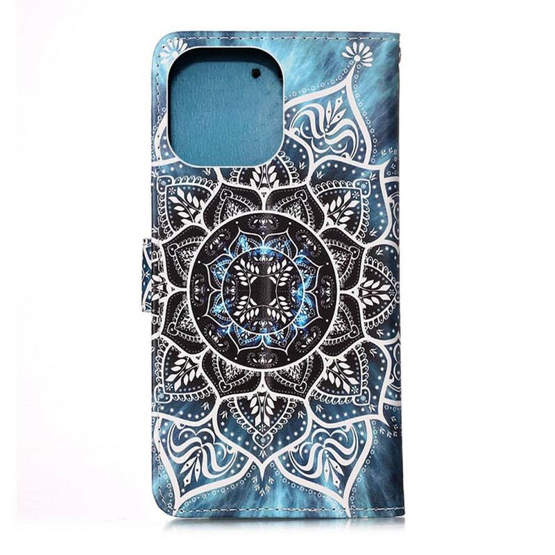 Capa Flip Para iPhone 13 Mini Mandala No Céu