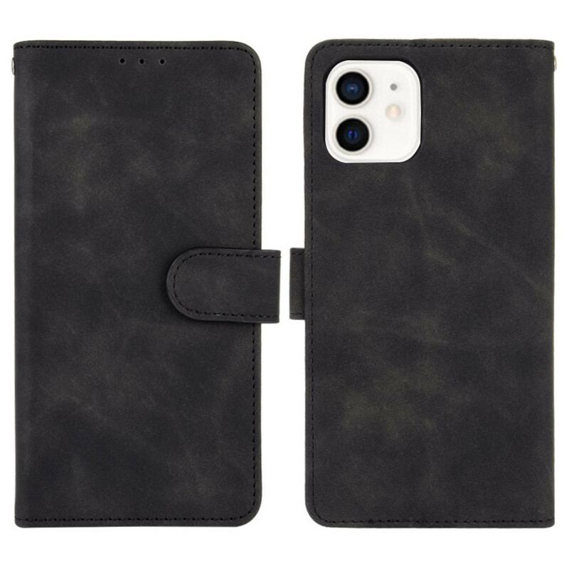 Capa Flip Para iPhone 13 Mini Toque De Pele