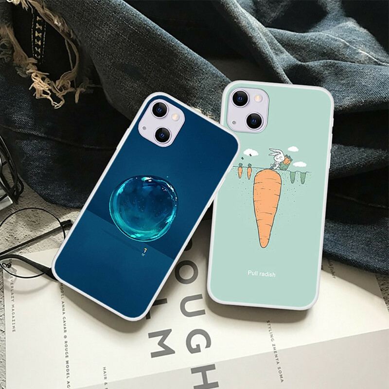 Capa Para iPhone 13 Mini A Mulher Flor