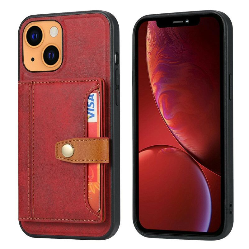 Capa Para iPhone 13 Mini Alça De Suporte Para Titular Do Cartão