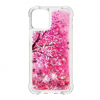 Capa Para iPhone 13 Mini Árvore Glitter