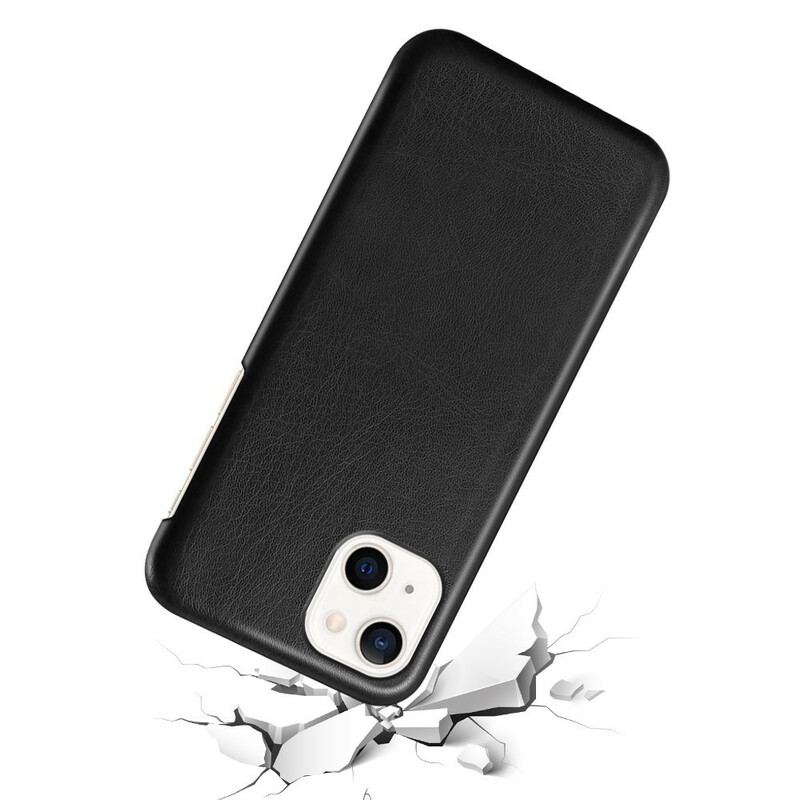 Capa Para iPhone 13 Mini Efeito Couro Ksq