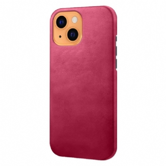 Capa Para iPhone 13 Mini Efeito Couro Ksq