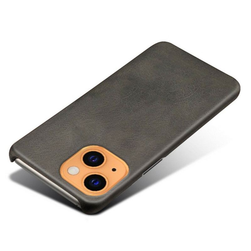 Capa Para iPhone 13 Mini Efeito Couro Ksq