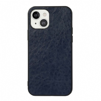 Capa Para iPhone 13 Mini Elegância Efeito Couro