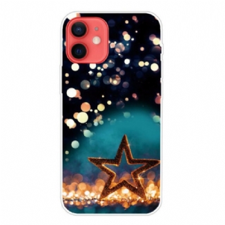 Capa Para iPhone 13 Mini Estrela Flexível