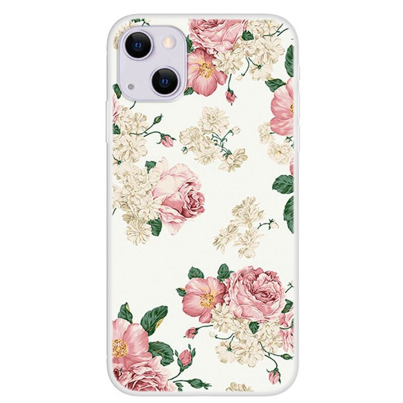 Capa Para iPhone 13 Mini Flores Da Liberdade