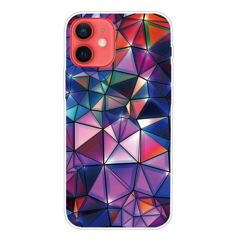 Capa Para iPhone 13 Mini Geometria Flexível