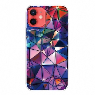 Capa Para iPhone 13 Mini Geometria Flexível