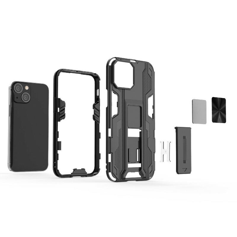 Capa Para iPhone 13 Mini Língua Horizontal/vertical Resistente