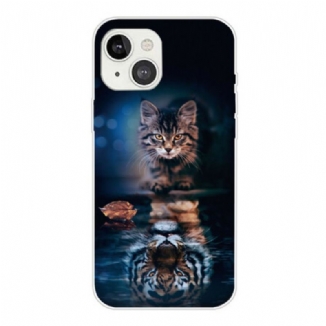 Capa Para iPhone 13 Mini Meu Tigre