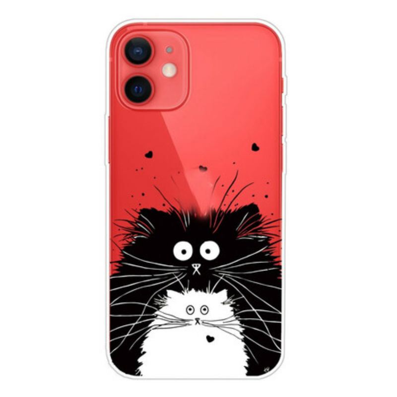 Capa Para iPhone 13 Mini Olha Os Gatos