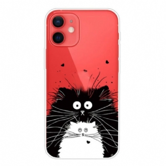 Capa Para iPhone 13 Mini Olha Os Gatos