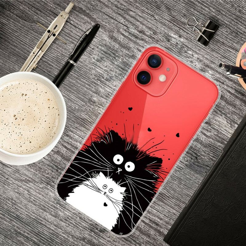 Capa Para iPhone 13 Mini Olha Os Gatos