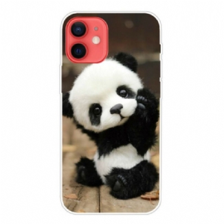 Capa Para iPhone 13 Mini Panda Flexível