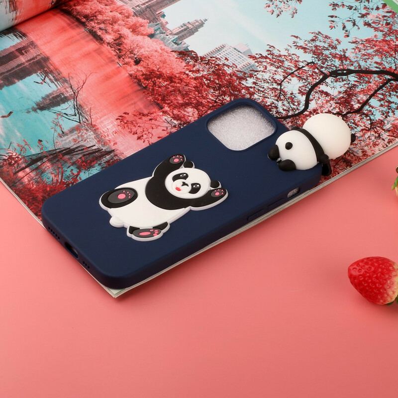 Capa Para iPhone 13 Mini Panda Gordo 3d