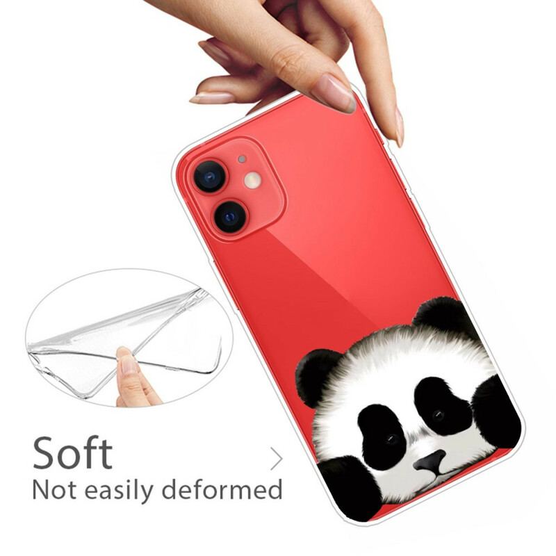 Capa Para iPhone 13 Mini Panda Sem Costura