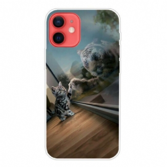 Capa Para iPhone 13 Mini Sonho De Gatinho