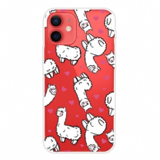 Capa Para iPhone 13 Mini Top Lhamas