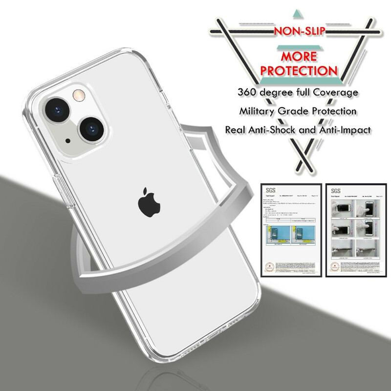 Capa Para iPhone 13 Mini Transparente Matizado