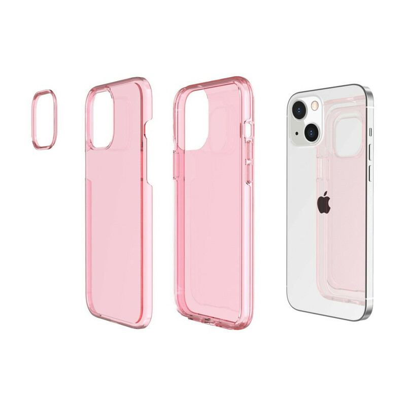 Capa Para iPhone 13 Mini Transparente Matizado