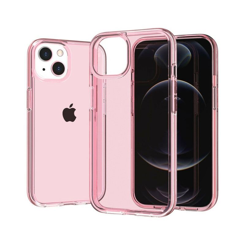 Capa Para iPhone 13 Mini Transparente Matizado