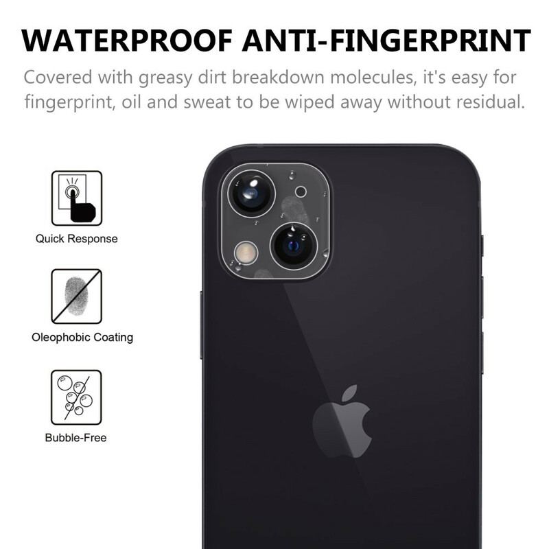 Lente Protetora De Vidro Temperado Para iPhone 13/13 Mini