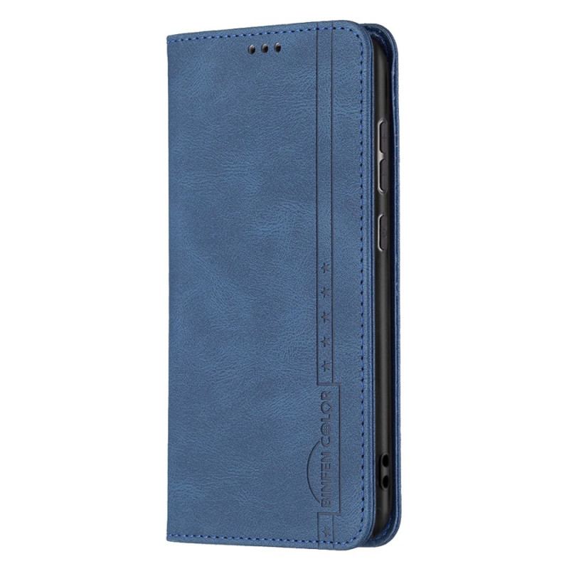 Capa De Celular Para Samsung Galaxy A33 5G Flip Costura Rfid Cor Binfen