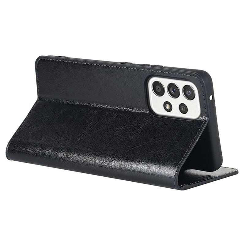 Capa De Celular Para Samsung Galaxy A33 5G Flip Couro Legitimo