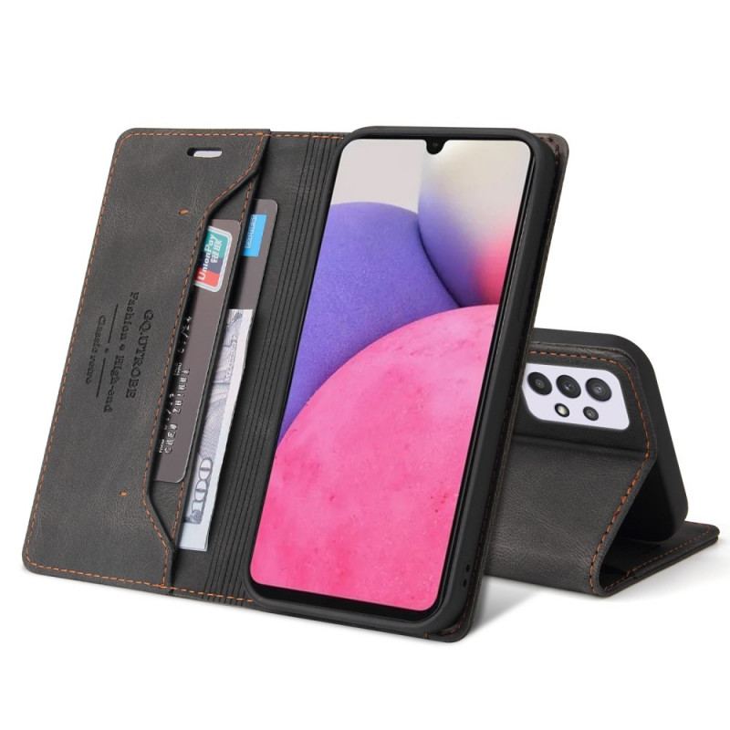 Capa De Celular Para Samsung Galaxy A33 5G Flip Couro Sintético Gq.utrobe