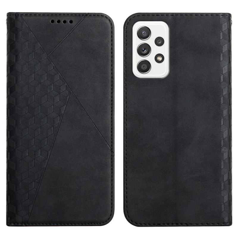 Capa De Celular Para Samsung Galaxy A33 5G Flip Estilo Couro Padrão 3d