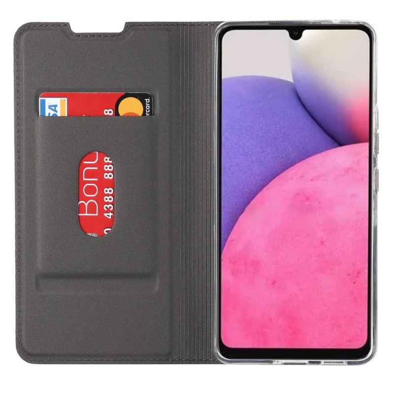 Capa De Celular Para Samsung Galaxy A33 5G Flip Estilo De Couro Ultrafino