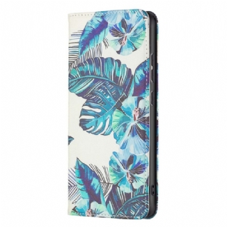 Capa De Celular Para Samsung Galaxy A33 5G Flip Folhas