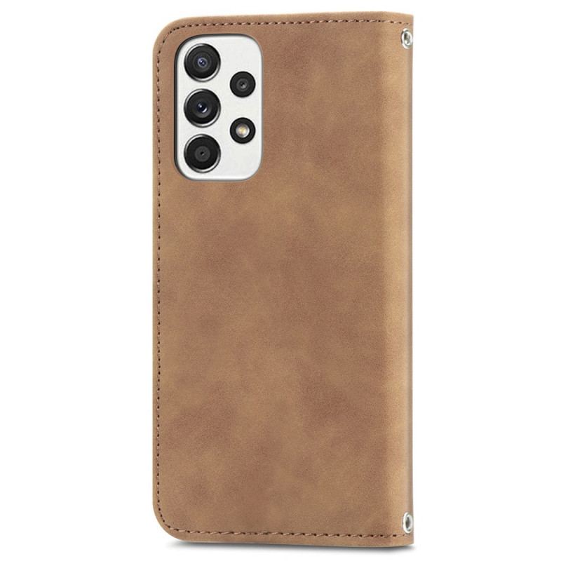 Capa De Celular Para Samsung Galaxy A33 5G Flip Toque De Pele