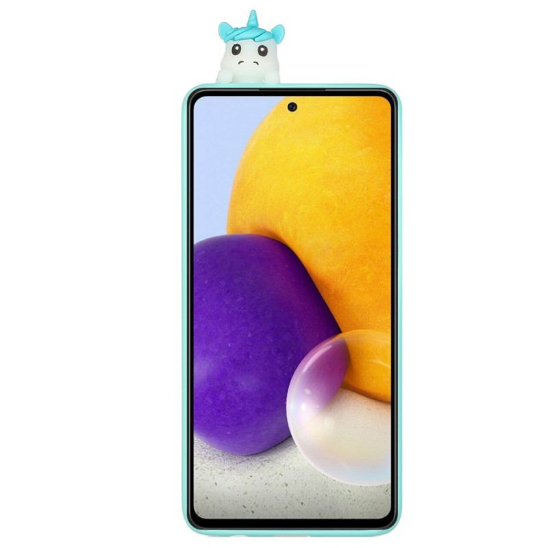 Capa De Celular Para Samsung Galaxy A33 5G Unicórnios 3d