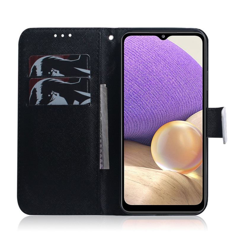 Capa De Couro Para Samsung Galaxy A33 5G Ernesto O Lobo