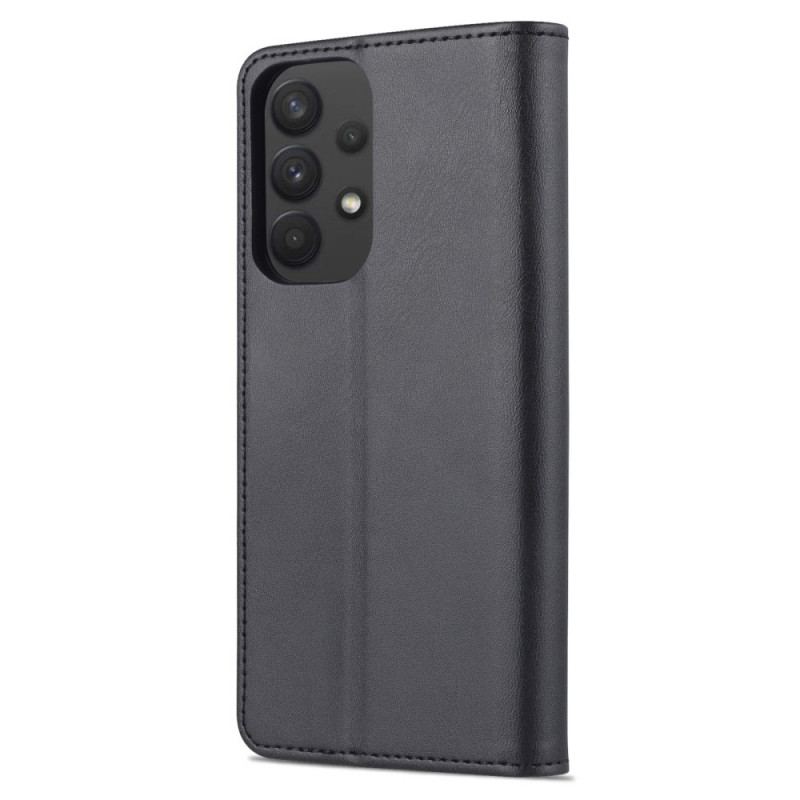 Capa De Couro Para Samsung Galaxy A33 5G Couro Sintético Azns