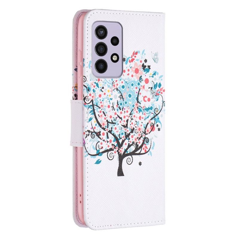 Capa Flip Para Samsung Galaxy A33 5G Árvore Florida